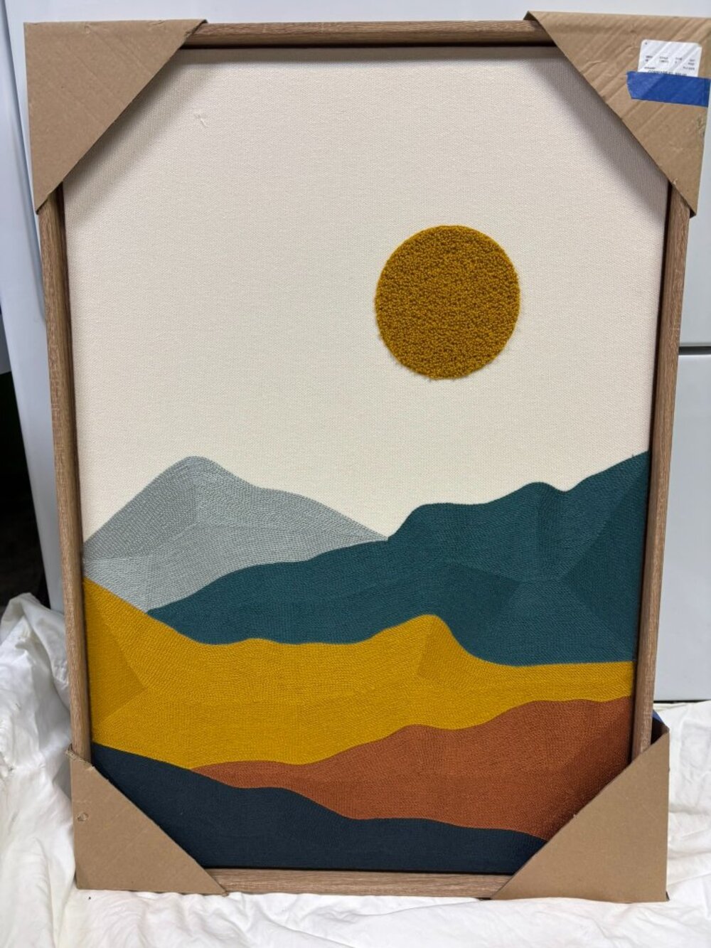 bp home wall art sun mountains 18x26 NWT